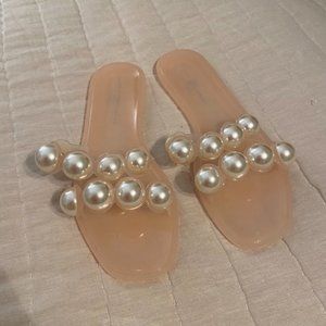 Chinese Laundry Jelly Pearl Sandals